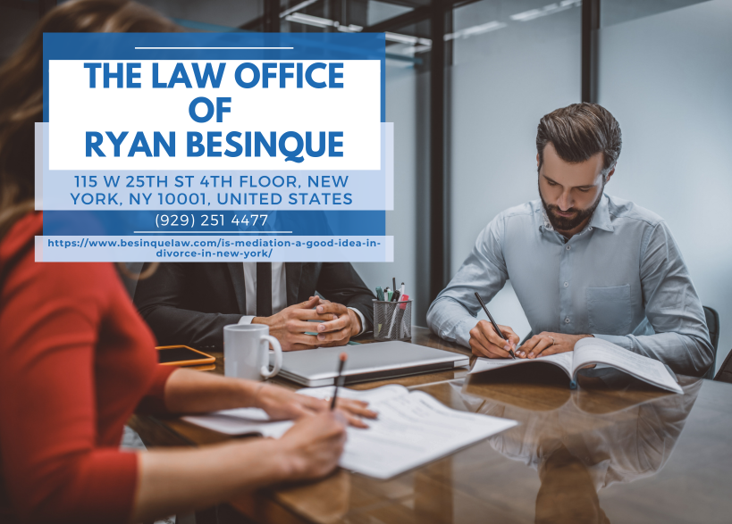 Manhattan Divorce Mediation Attorney Ryan Besinque Discusses the Viability of Mediation in Newly Released Article