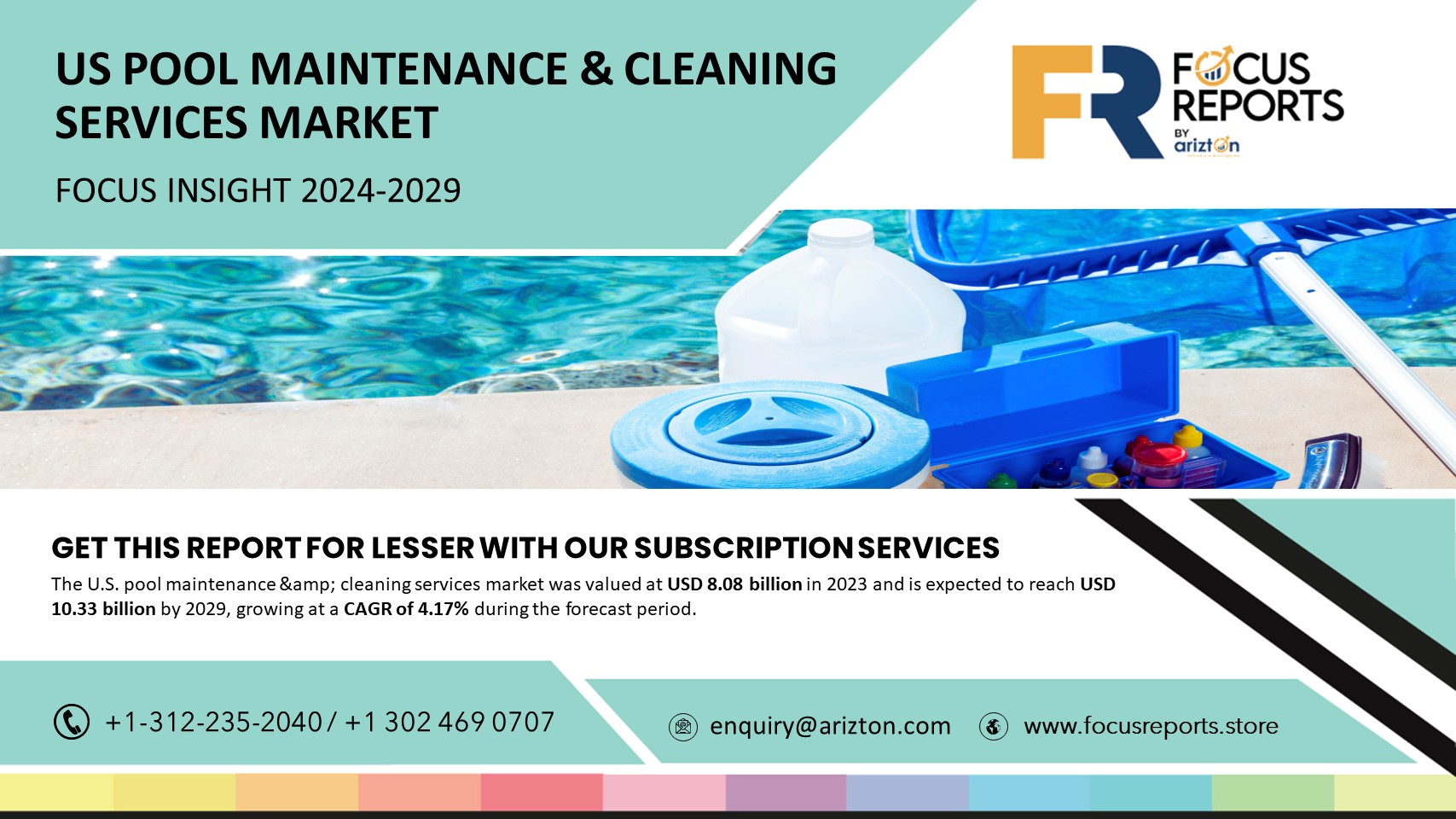 The US Pool Maintenance & Cleaning Services Market is Projected to Reach $10.33 Billion by 2029 - Market Size, Share, Trend Analysis & Forecasts - Exclusive Research Report by Arizton  