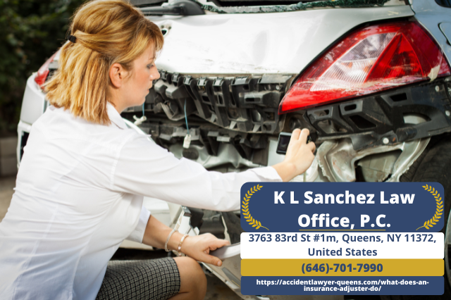 Queens Car Accident Attorney Keetick L. Sanchez Releases Insightful Article on the Role of Insurance Adjusters