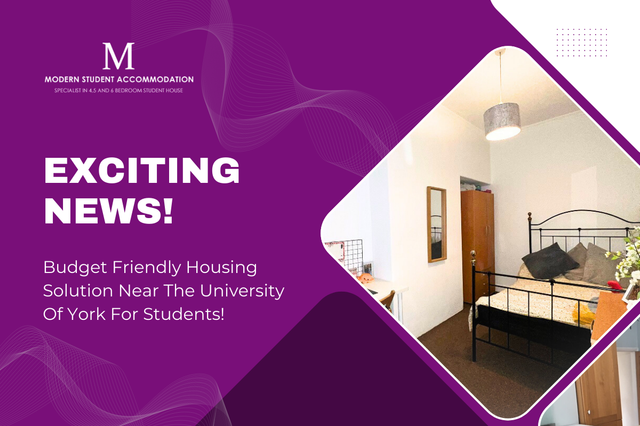 Budget Friendly Housing Solution Near The University Of York For Students