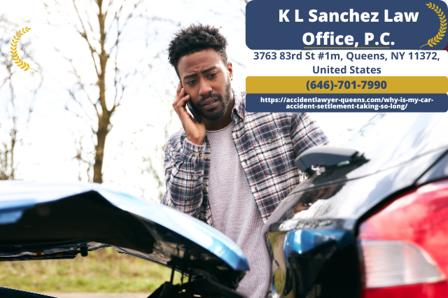 Queens Car Accident Attorney Keetick L. Sanchez Releases Insightful Article on Delays in Car Accident Settlements