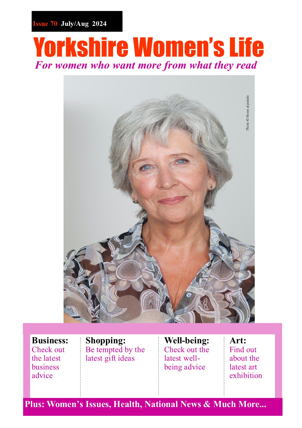 ''Embrace Your Gray'': Yorkshire Women's Life Magazine Celebrates Aging and Natural Beauty on the New Front Cover