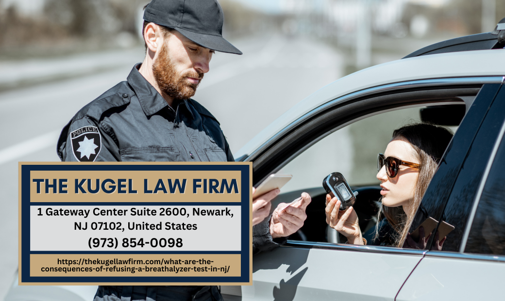 New Jersey DUI Attorney Rachel Kugel Releases Article on Breathalyzer Test Refusal Consequences
