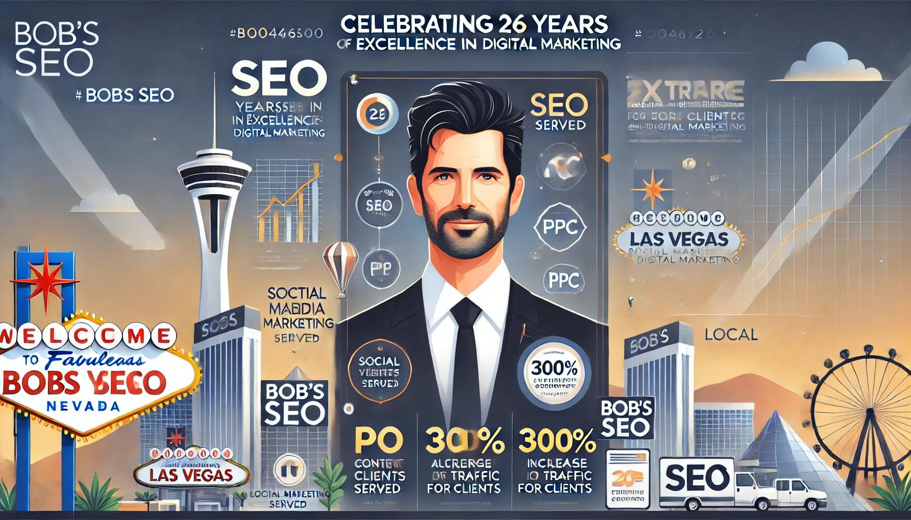 Las Vegas SEO Consultant Bobs SEO - 26 Years of Excellence in Search Engine Optimization and Digital Marketing