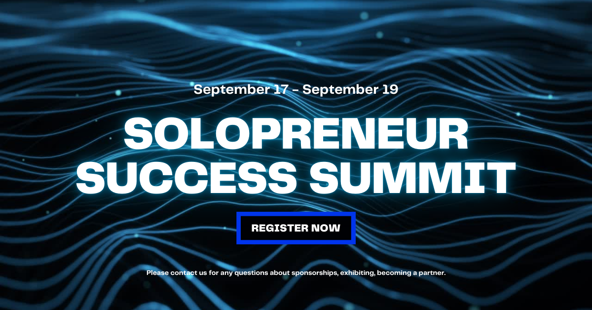 Unlock the Future of Business at the 3-Day Solopreneur Success Summit: Embrace Web Technologies and Challenge the Status Quo in Business