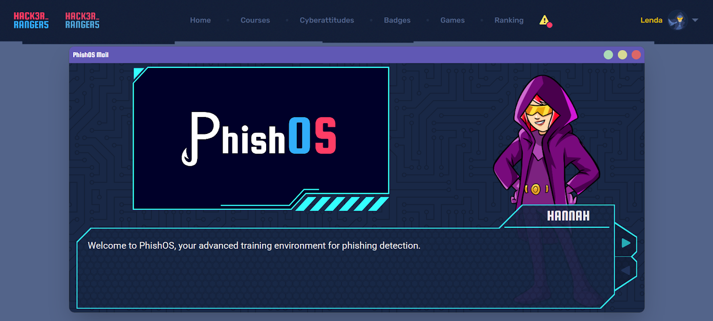 Hacker Rangers Launches Innovative PhishOS Phishing Game