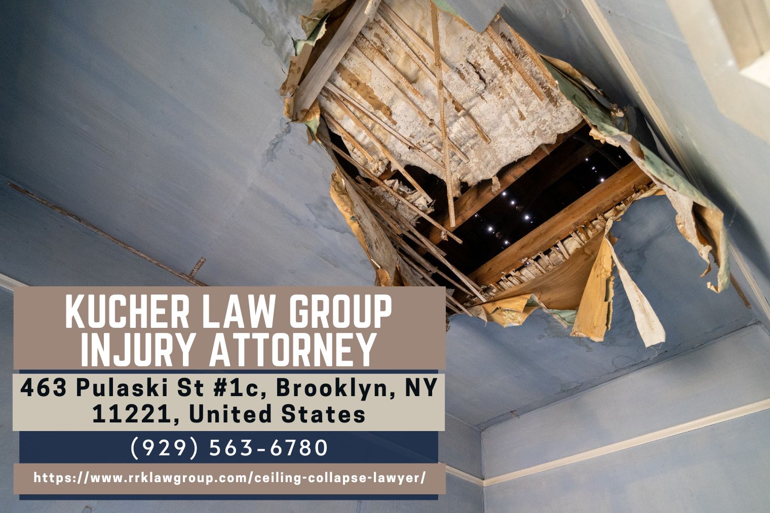 New York City Ceiling Collapse Attorney Samantha Kucher Releases Article on Ceiling Collapse Cases