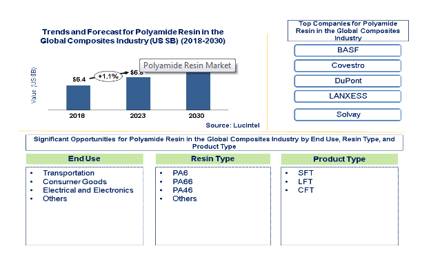 Lucintel Forecasts Polyamide Resin Market to Reach $9.0 billion by 2030