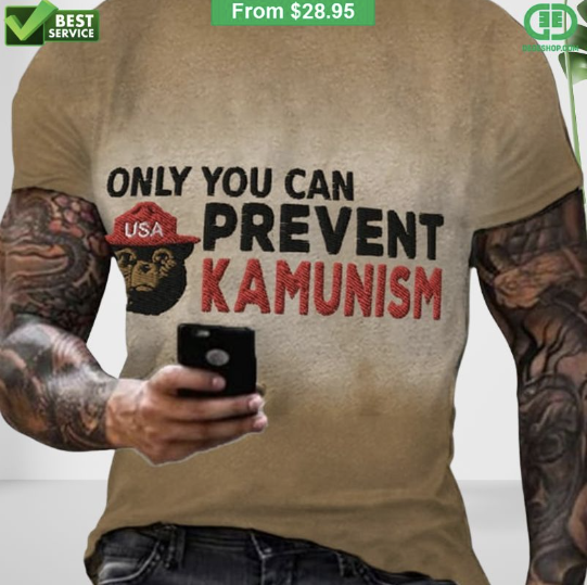 New 'Only You Can Prevent Kamunism' Shirt features on Degeshop