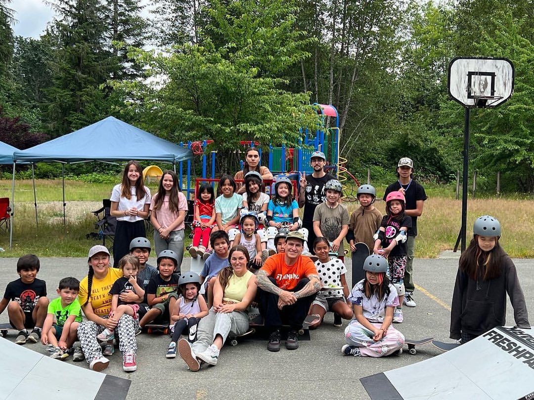 Freshpark Ramps Delivered to Tseshaht First Nation Youth with Support from Nations Skate Youth and Vans Checkerboard Fund