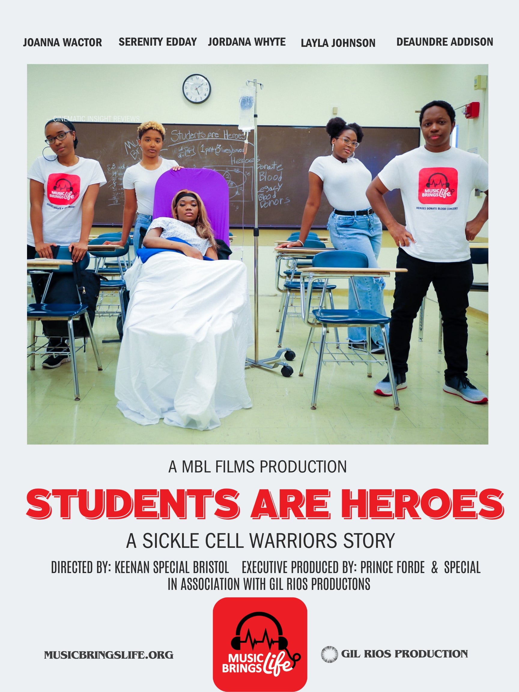 "Students Are Heroes: A Sickle Cell Warrior’s Story" By "Music Brings Life"