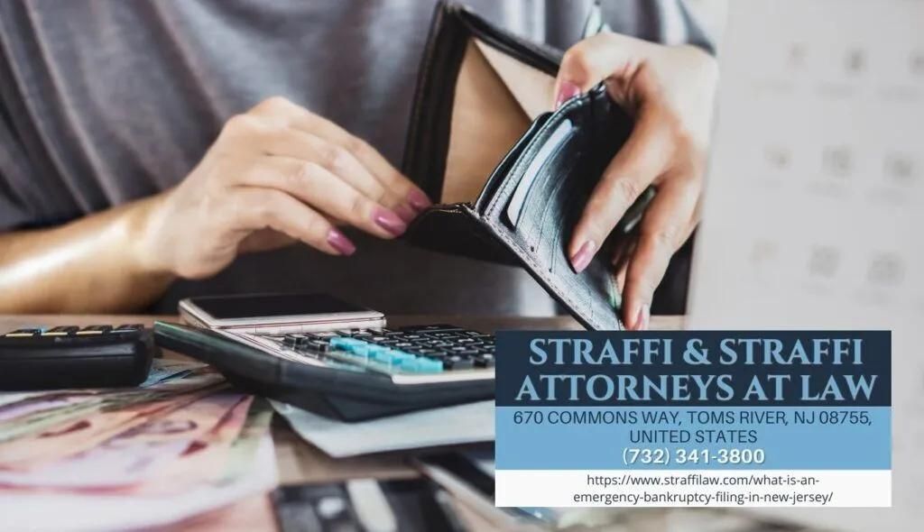 New Jersey Emergency Bankruptcy Attorney Daniel Straffi Releases Article on Emergency Bankruptcy Filings