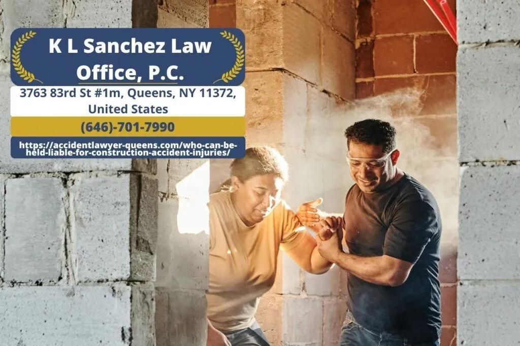 Queens Construction Accident Lawyer Keetick Sanchez Releases Article Exploring Liability in Construction Site Accidents