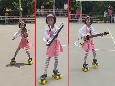 Young Musician and Skate Dancing Virtuoso Sets India Book of Records