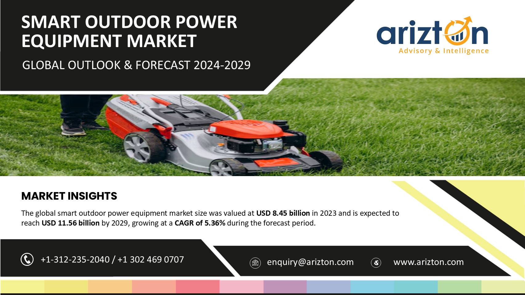 The Smart Outdoor Power Equipment Market to Hit $11.56 Billion by 2029, Growth Analysis, Opportunities Assessment 2024-2029 - Arizton