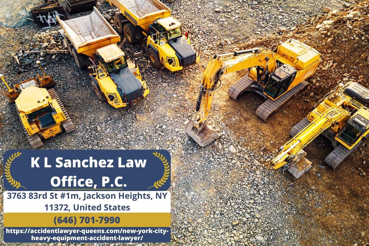 Industrial Equipment Accident Lawyer Keetick Sanchez Advocates for Victims of Heavy Equipment Accidents in New York City