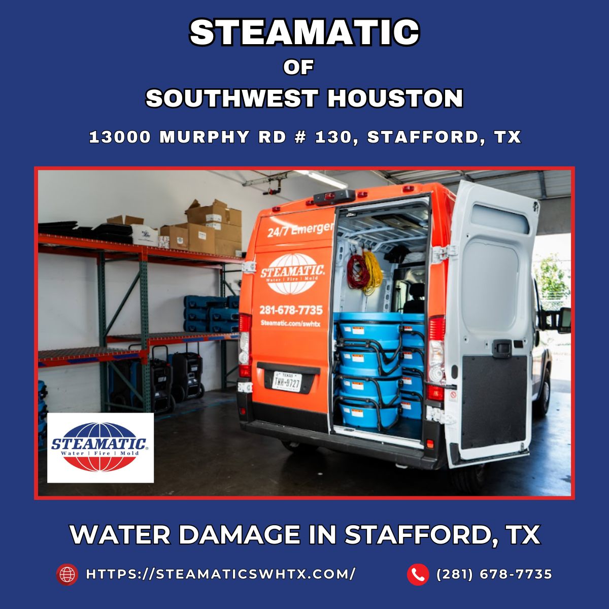 Steamatic of Southwest Houston Unveils New Website, Solidifying Its Position as Stafford, TX's Premier Water Damage Restoration Service