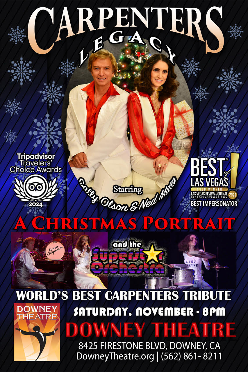 Acclaimed Las Vegas Production Carpenters Legacy Returns to the Downey Theatre for Special Christmas Show with the Superstar Orchestra 