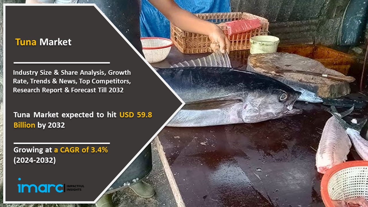 Global Tuna Market Size Worth USD 59.8 Billion During 2024-2032 | With a CAGR of 3.4%