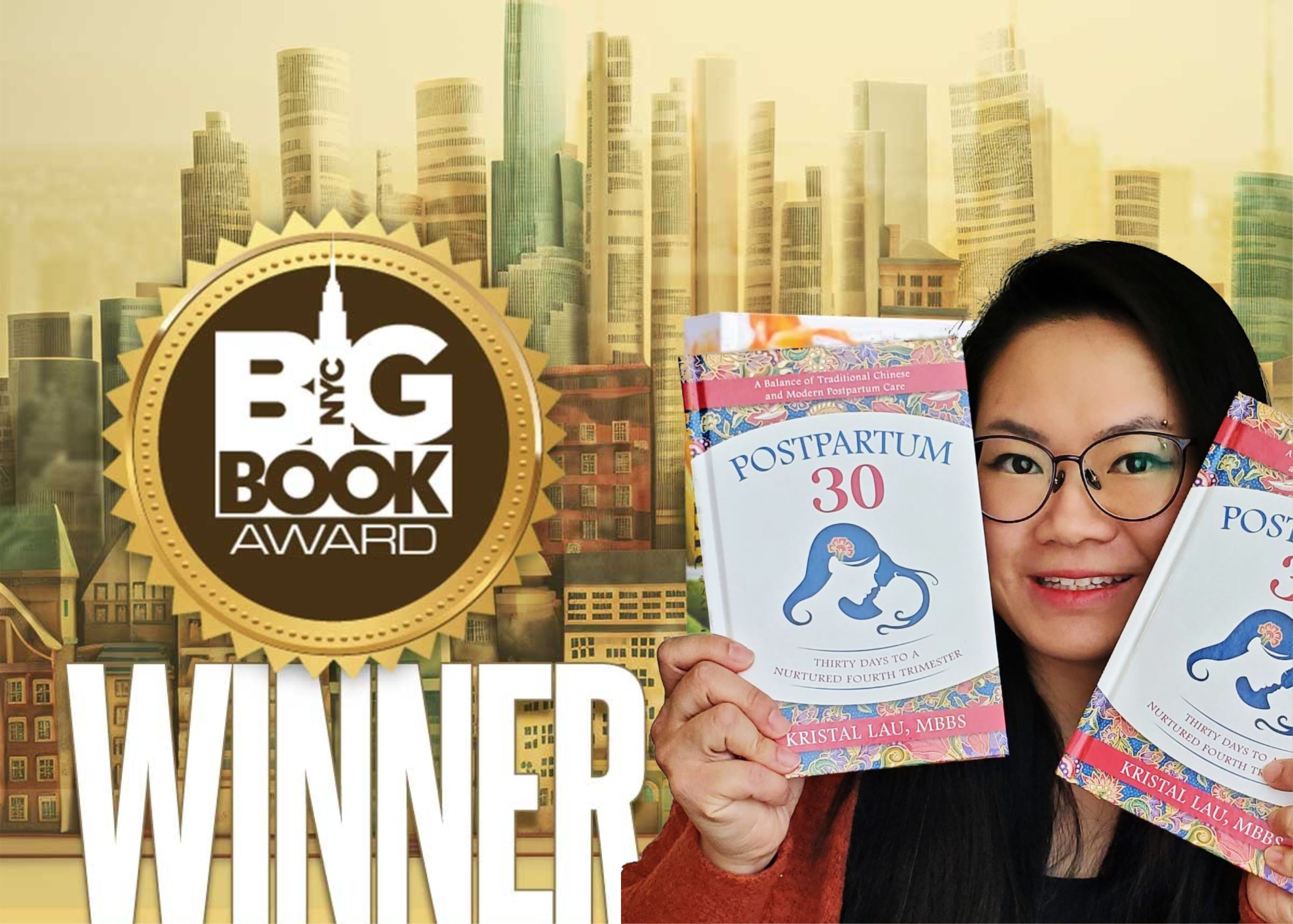 NYC Big Book Award Announces Dr. Kristal Lau Winner of the Women's Health Category