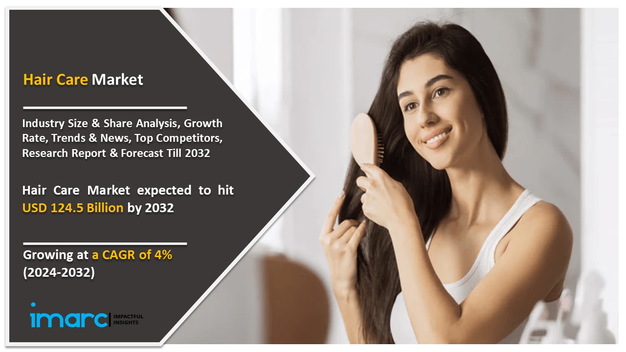 Global Hair Care Market Size Expected to Hit USD 124.5 Billion During Forecast 2024-2032 | CAGR of 4%