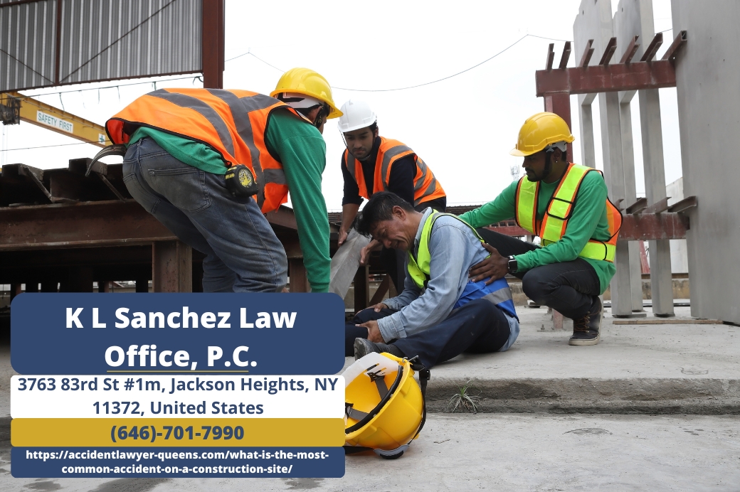 NYC Construction Site Slip and Fall Lawyer Keetick L. Sanchez Discusses Common Accidents on Construction Sites in New Article