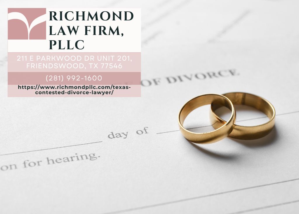 Texas Contested Divorce Attorney Lacey Richmond Releases Article on Key Considerations for Contested Divorce