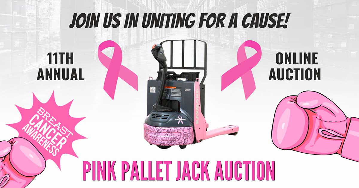 Raymond West to Hold 11th Annual Pink Pallet Jack Auction Supporting Breast Cancer Awareness