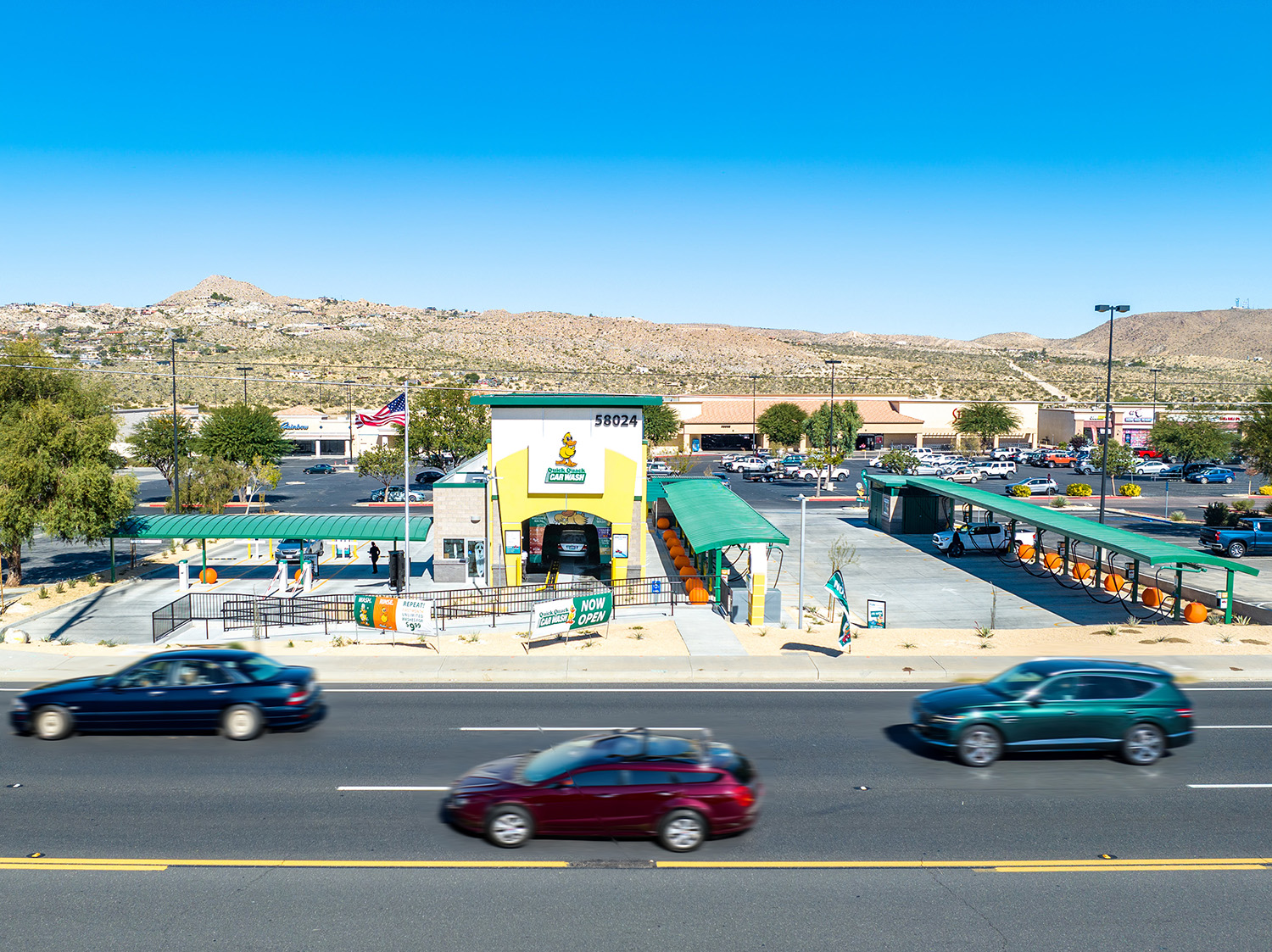 Hanley Investment Group Arranges Sale of New Construction Single-Tenant Quick Quack Car Wash in Yucca Valley, Calif., for $2.04 Million 