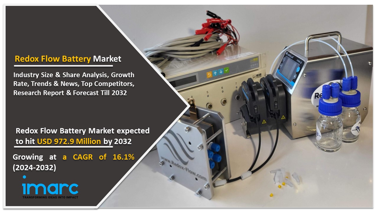 Redox Flow Battery Market Latest Trends 2024: Global Size, Share Analysis, Growth Opportunities, Report and Forecast 2032