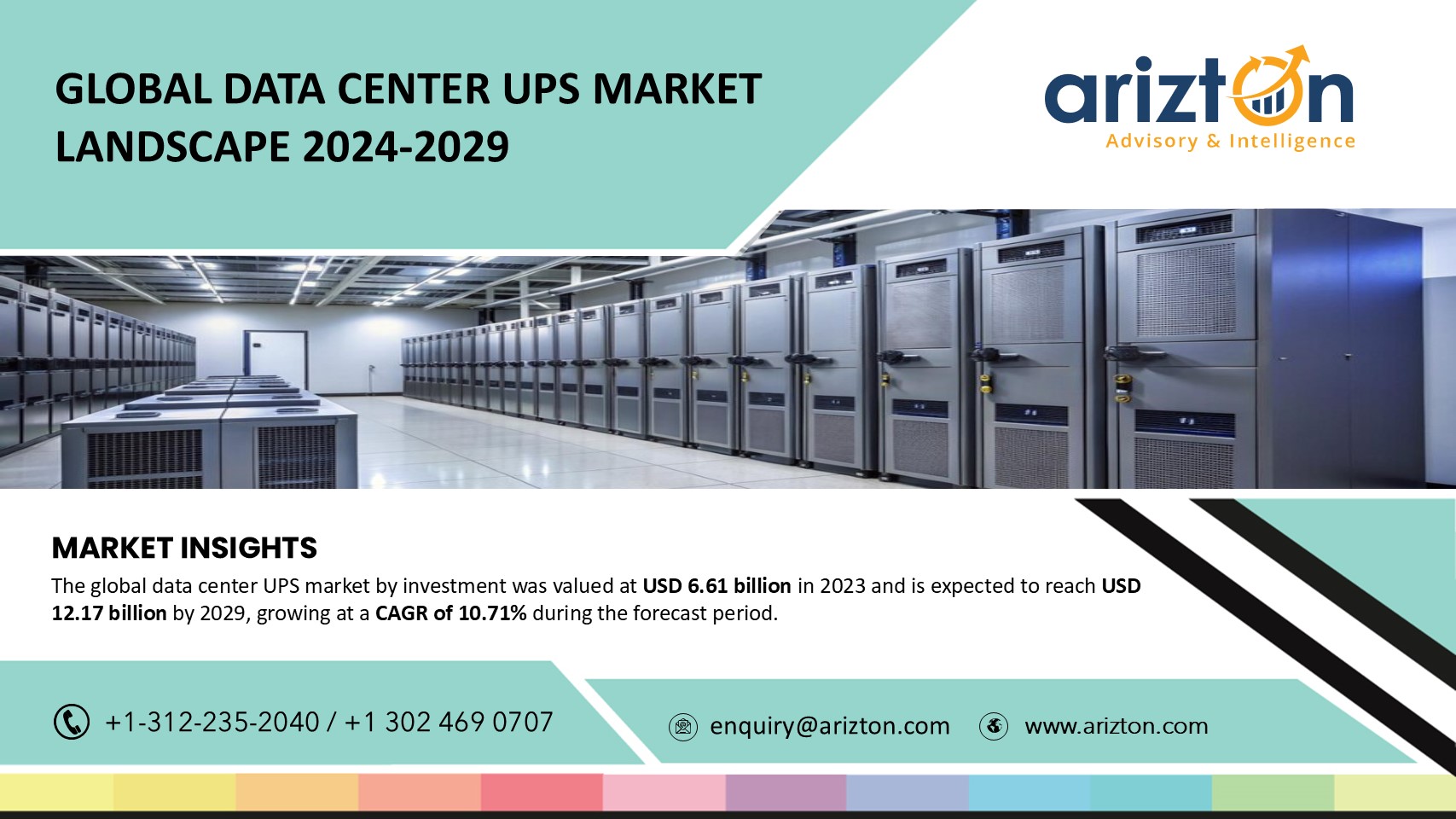 The Data Center UPS Market to Reach $12.17 Billion by 2029 - Arizton