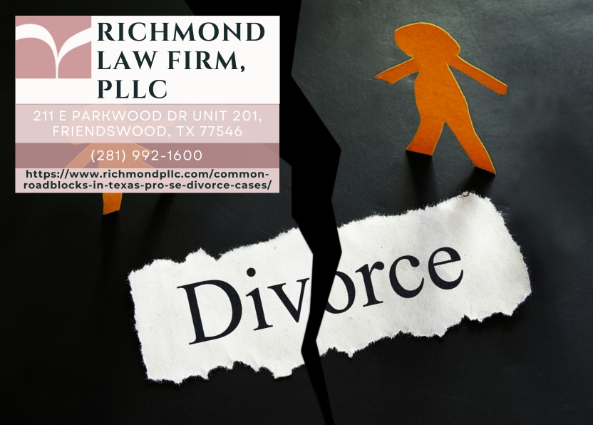 Galveston County Divorce Lawyer Lacey Richmond Releases Article on Common Roadblocks in Texas Pro Se Divorce Cases