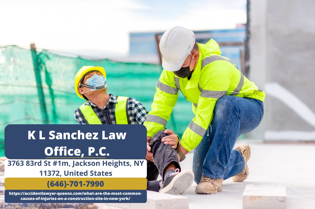 Queens Construction Accident Lawyer Keetick L. Sanchez Discusses Common Causes of Injuries on Construction Sites