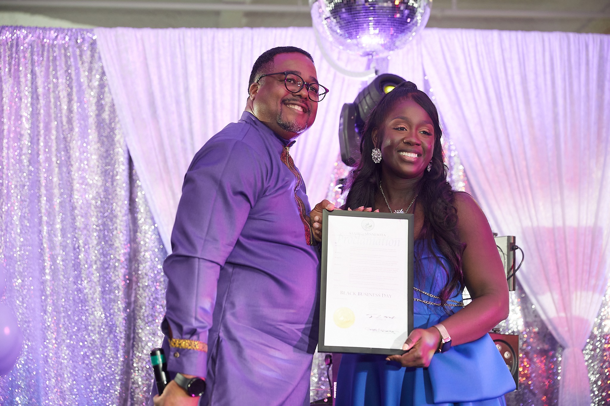 A Purple Paradise: Celebrating Black Excellence at the 5th Annual Black Business Ball