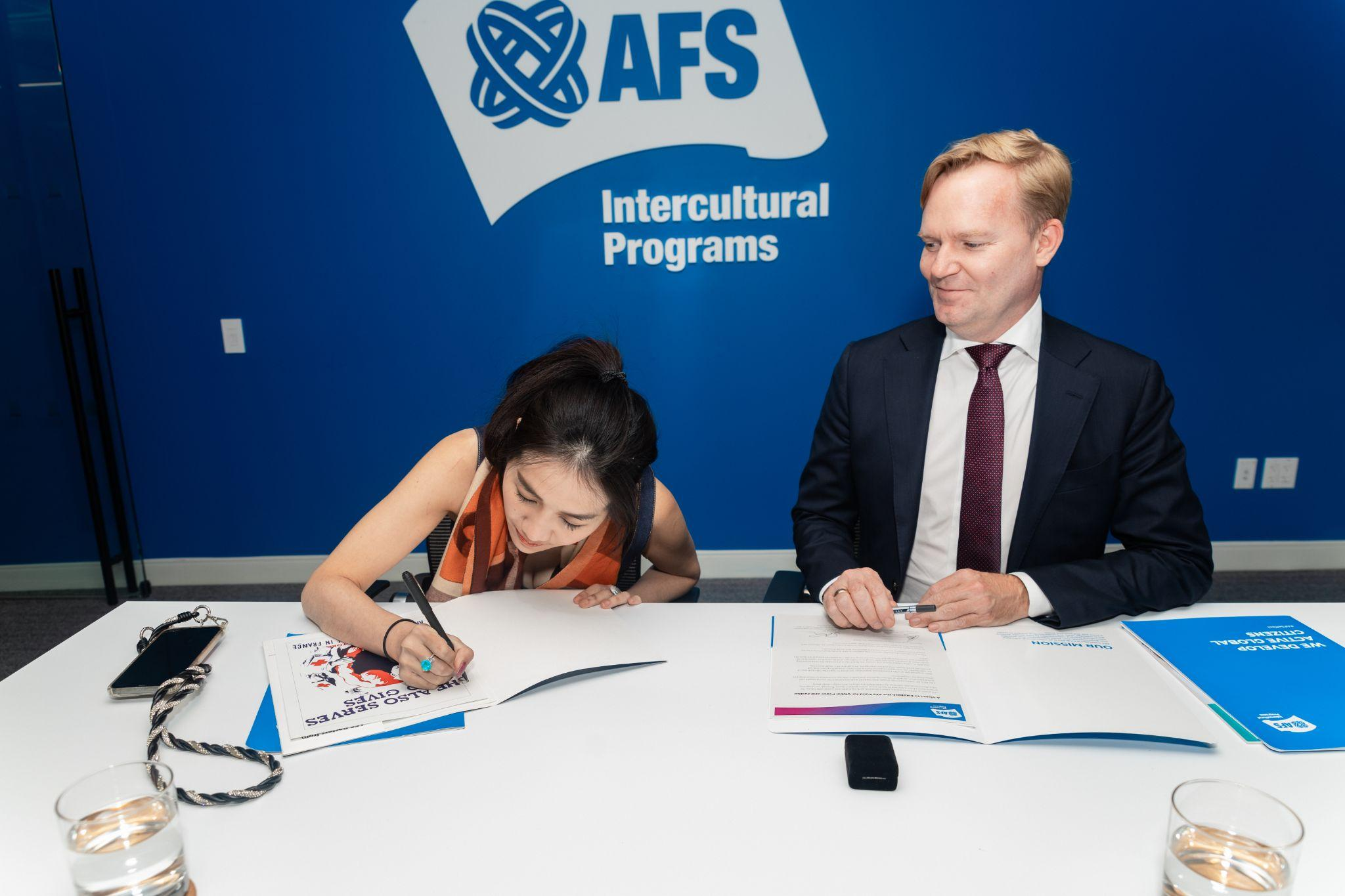 Dr. Sabrina Ho has shown care for Future Transformation at AFS Peace Fund with $100,000 Support