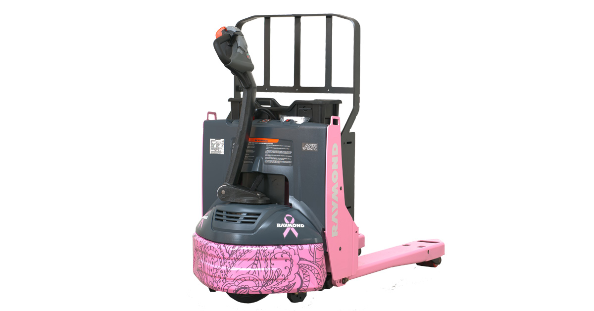 Raymond West Joins the Fight Against Breast Cancer and Raises $19,000 through the Eleventh Annual Pink Pallet Jack Project