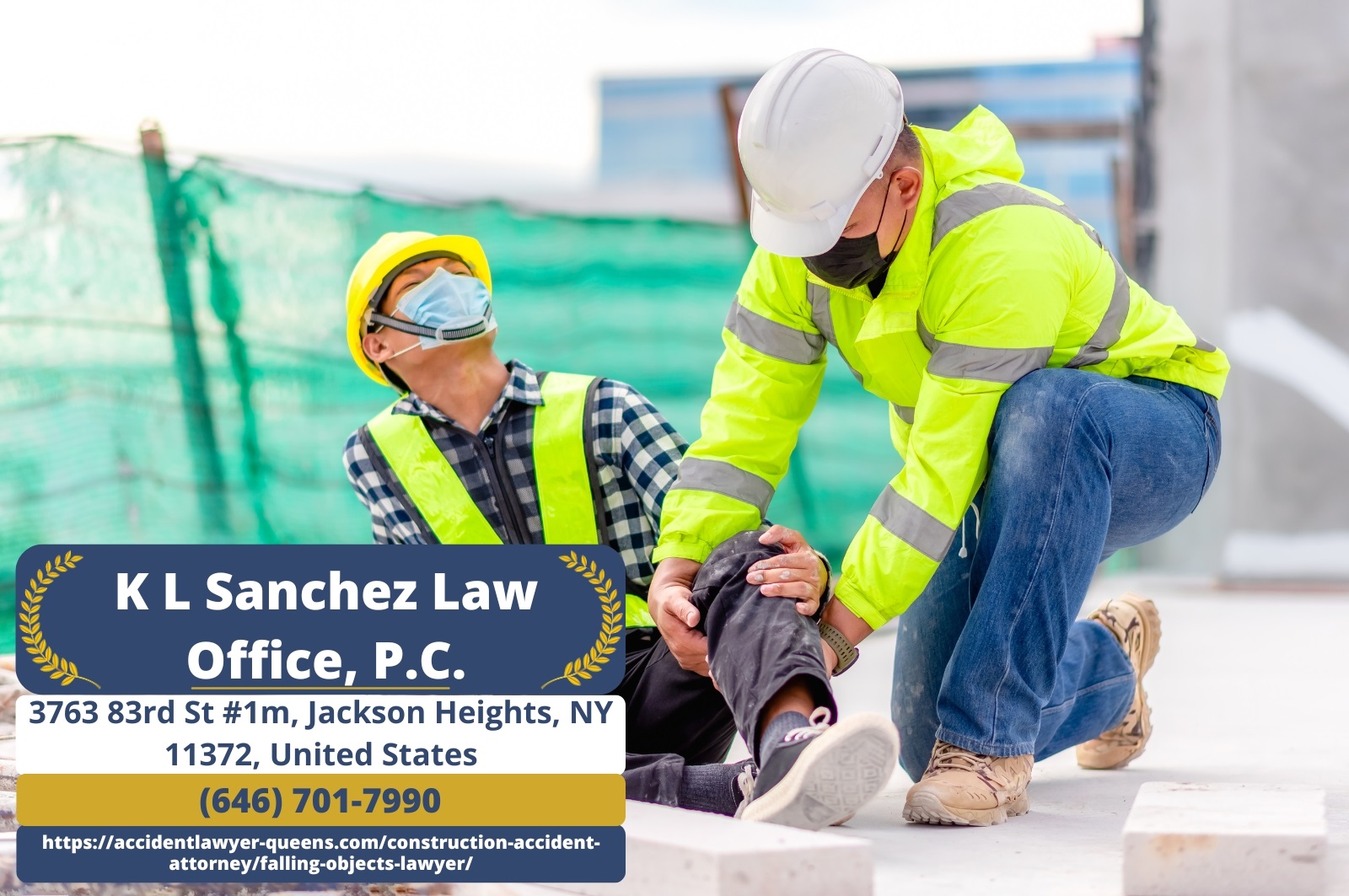 Queens Falling Objects Lawyer Keetick L. Sanchez Unveils New Article on Falling Objects Accidents