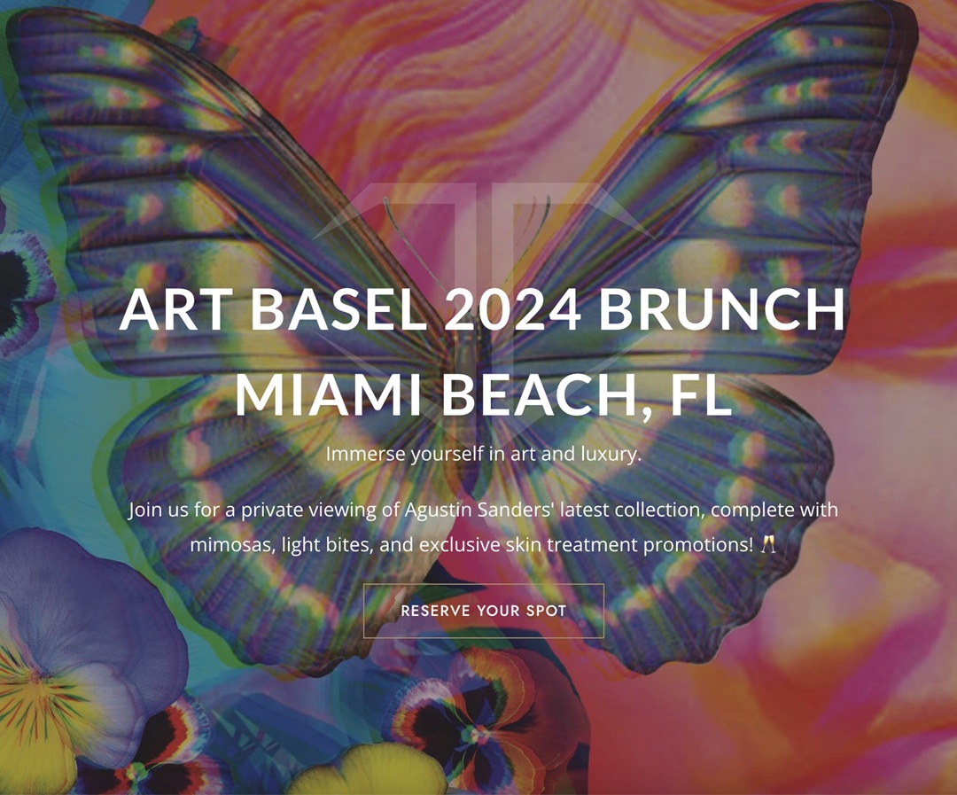 Renowned Designer Agustin Sanders Joins Charette Cosmetics for an Exclusive Art Basel Event