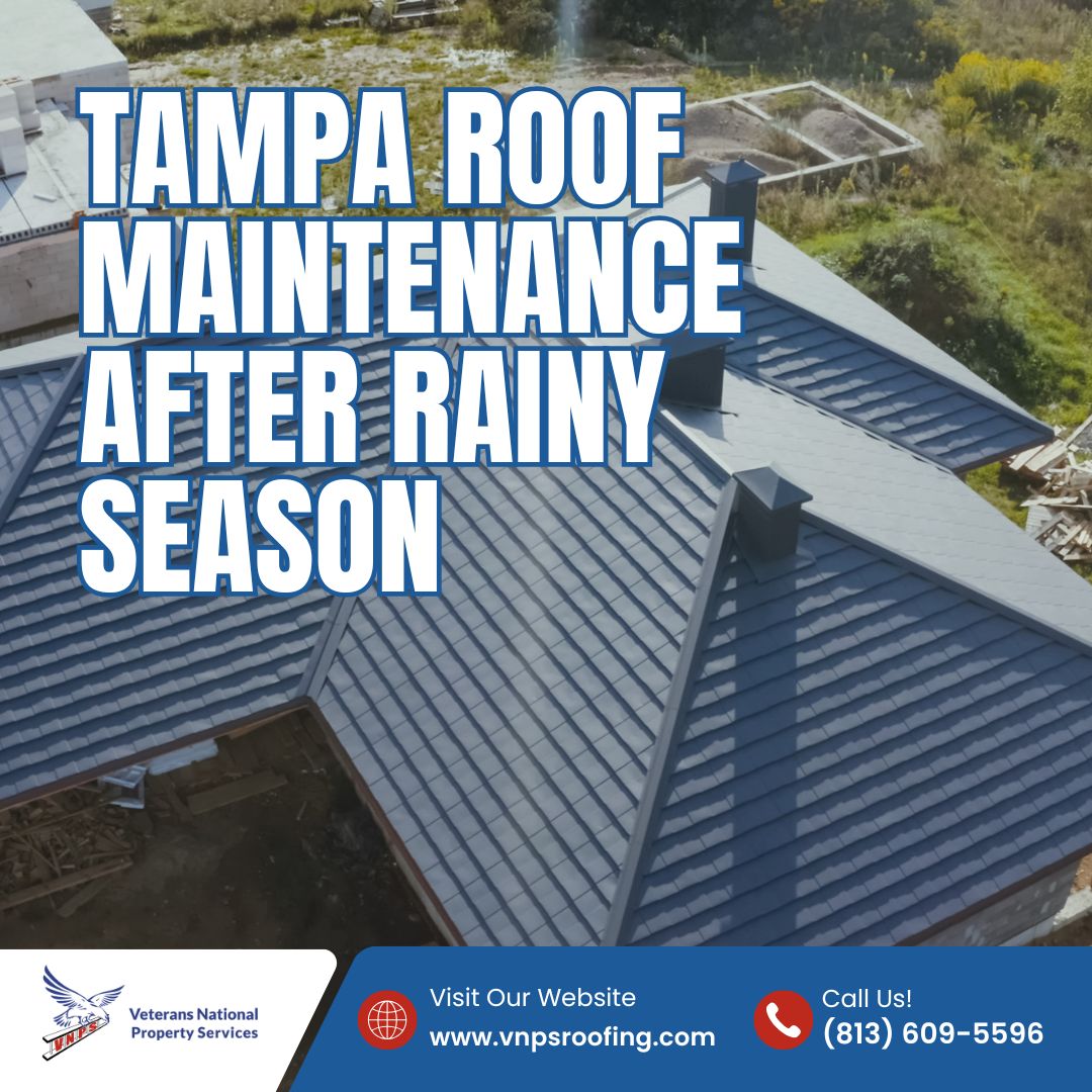 Expert Tampa Roofing Contractor Highlights the Importance of Roof Maintenance After Rainy Season - Veterans National Property Services