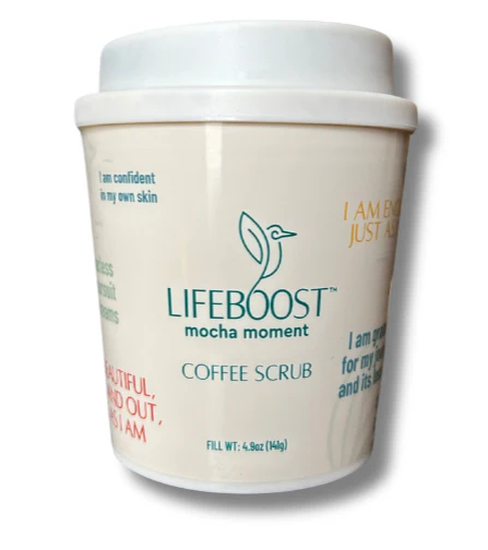 Lifeboost Launches Mocha Moment: A Revolutionary Coffee Scrub for Glowing Skin