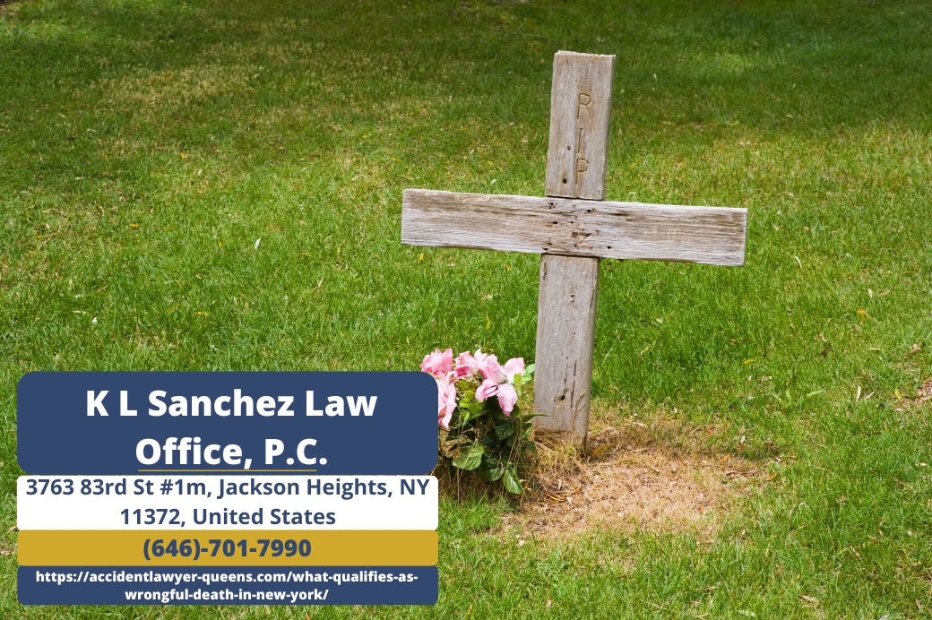 Queens Wrongful Death Attorney Keetick L. Sanchez Releases Article on What Qualifies as Wrongful Death in New York