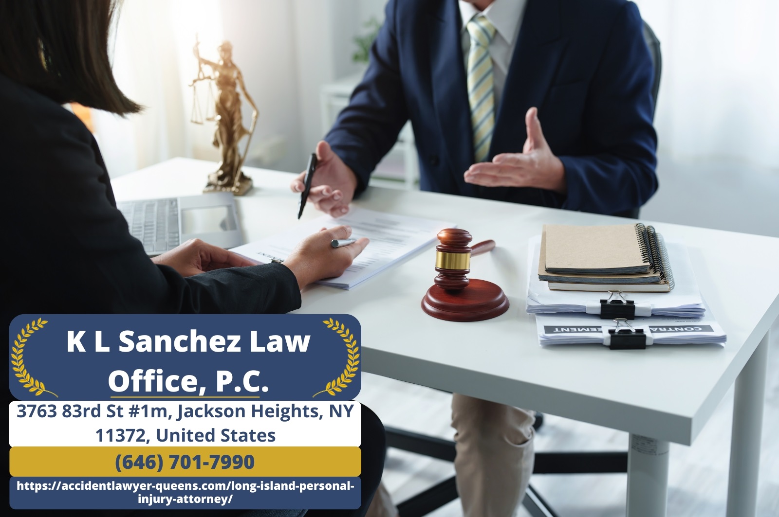 Long Island Personal Injury Attorney Keetick L. Sanchez Releases Informative Article on Personal Injury Claims