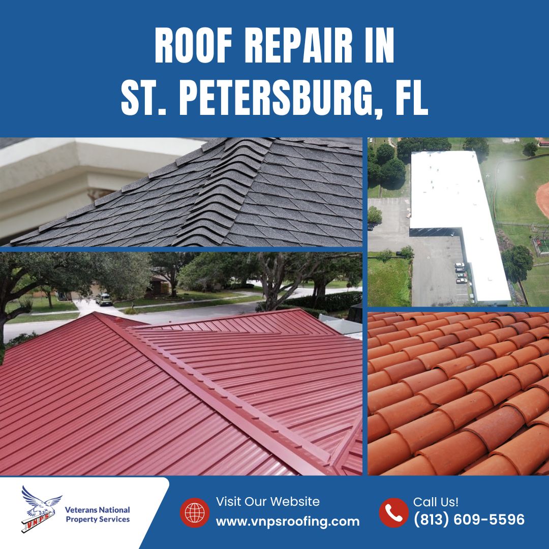 Veterans National Property Services Responds to Homeowners' Need for Roof Repair in St. Petersburg, FL After Hurricane Milton