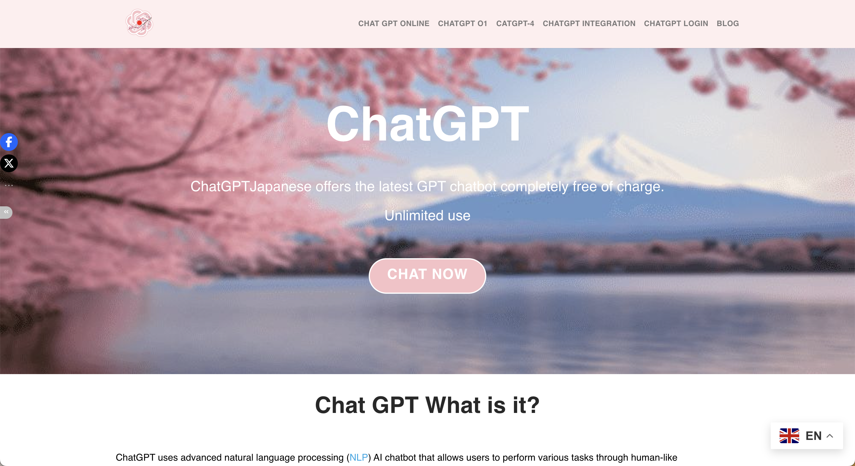 ChatGPTJapanese.net - Free unlimited ChatGPT in multiple languages