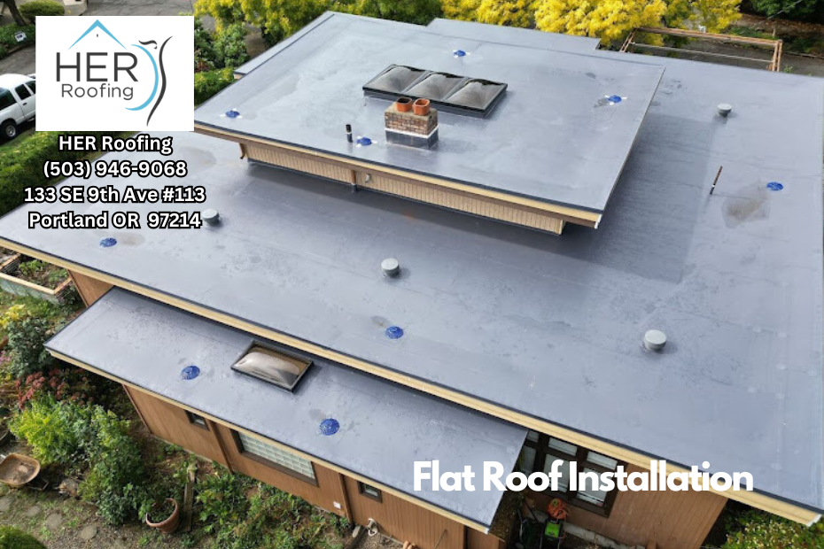 HER Roofing Brings Expertise to Flat Roof Installation for Homeowners in Portland