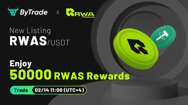 RWAS Lists on ByTrade and Gives Away 50,000 Tokens