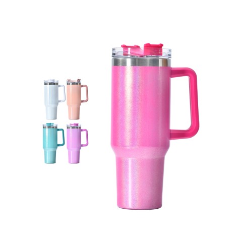 40oz Leak/Spill Proof lid sublimation Blank Tumbler with handle